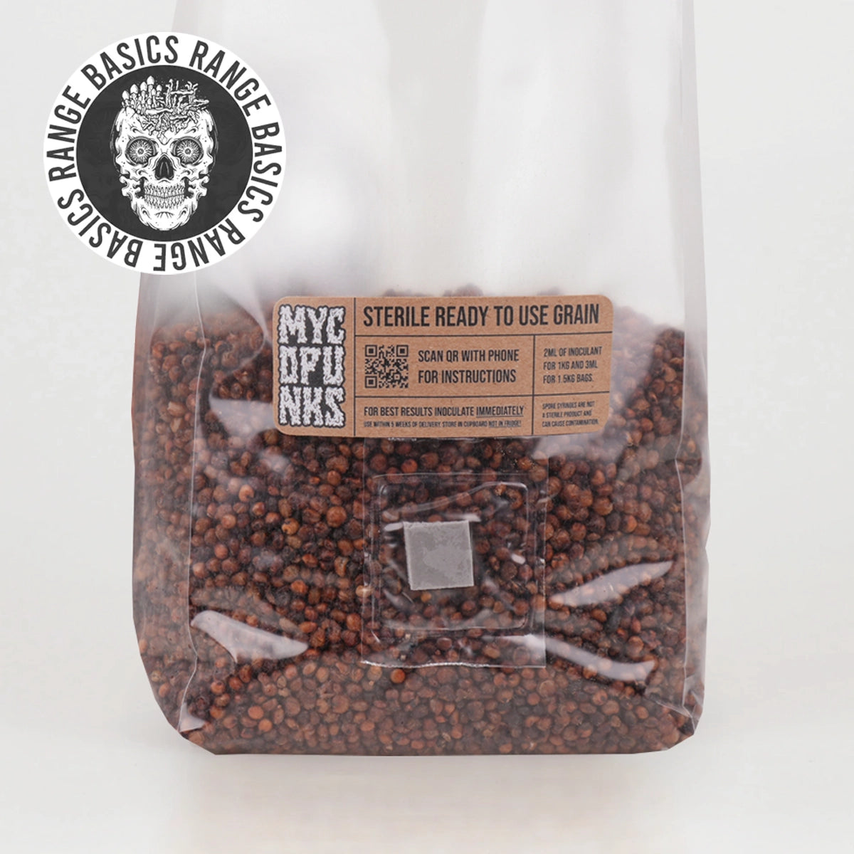 Basics : Milo (Red Dari) Sterile Grain for Mushroom Grain Spawn